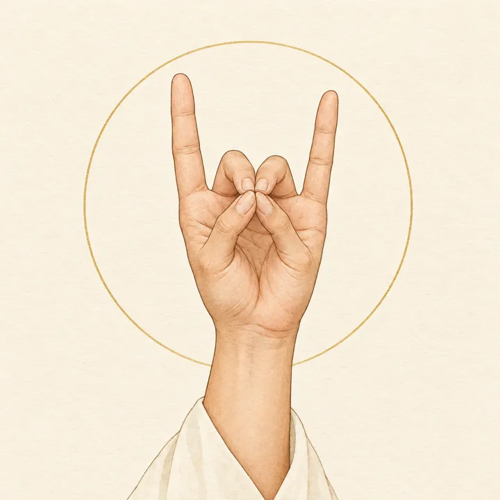 Illustration der Apāna-Mudrā
