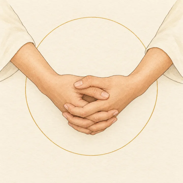 Illustration der Ushas-Mudrā